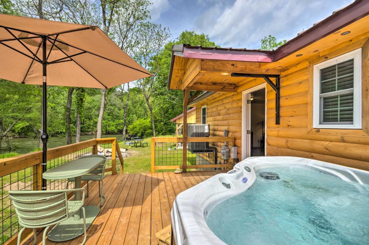 Cozy Cabin On Tuckasegee River - Near Bryson City Luaran gambar